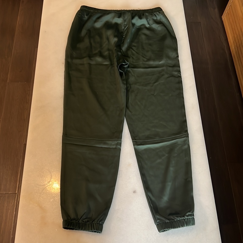 Women's Dark Green Jogger Pants - Picture 7 of 8